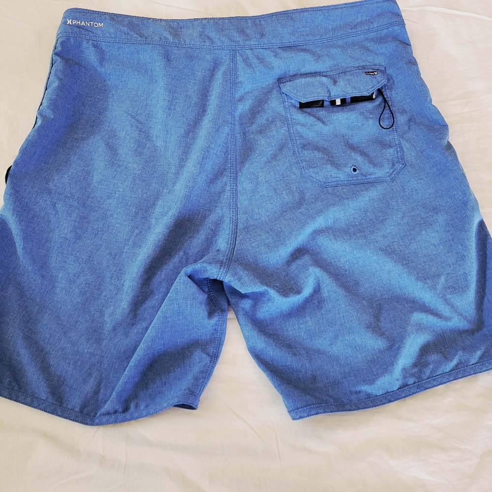 Hurley phantom swim trunks Mens Size 32 In Blue - Picture 4 of 10